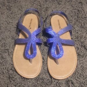 Montego Bay Club Blue Sparkle Sandals